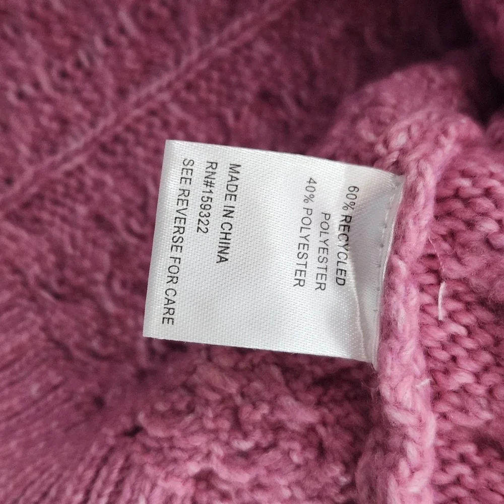 women's CENTRAL PARK WEST Savannah Two Faced Turtleneck pink/gold color block‎ S